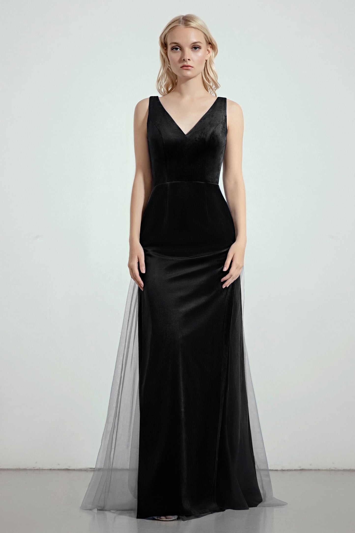 Sheath-Column Floor Length Bridesmaid Dress Formal Dresses CB0275