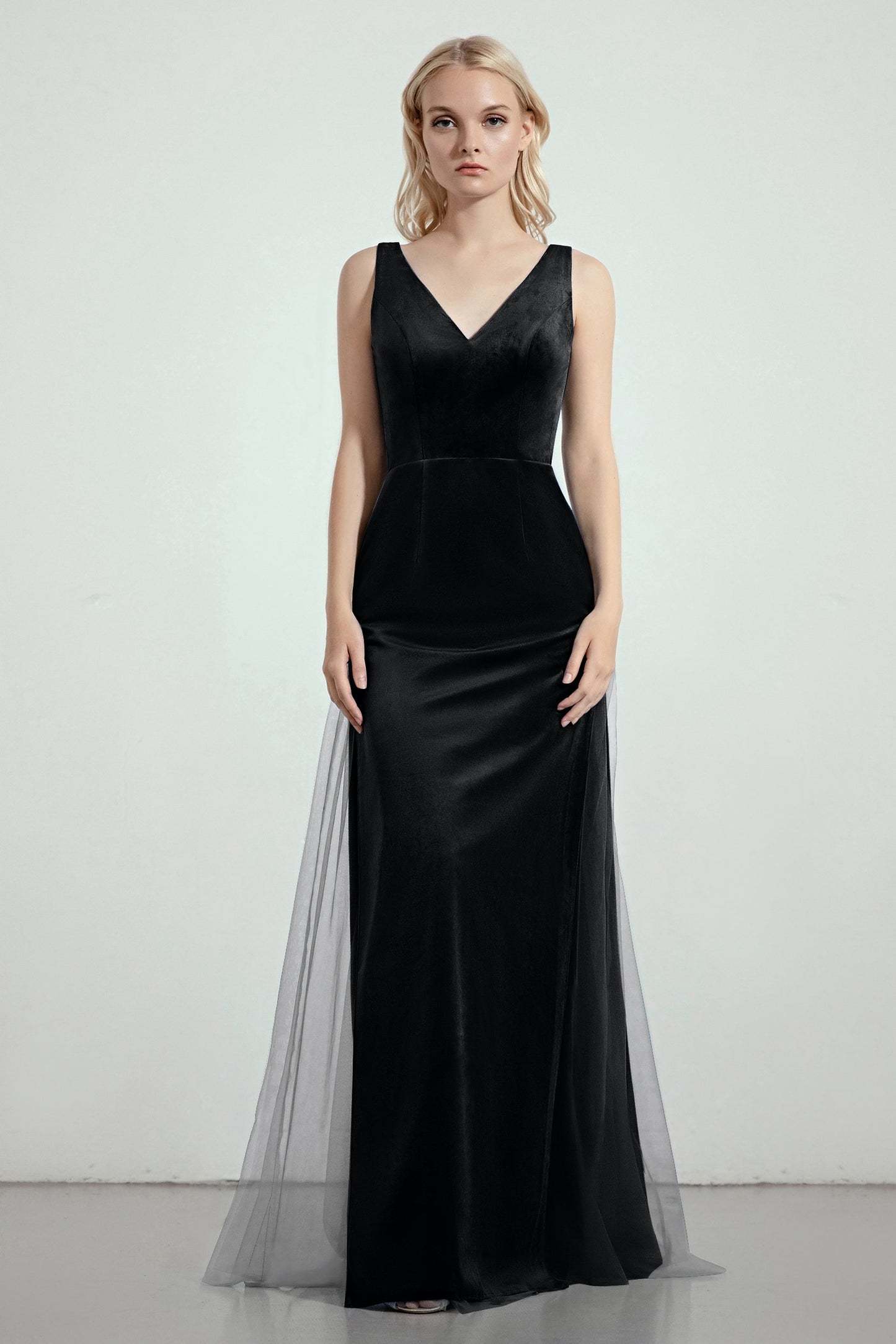 Sheath-Column Floor Length Bridesmaid Dress Formal Dresses CB0275