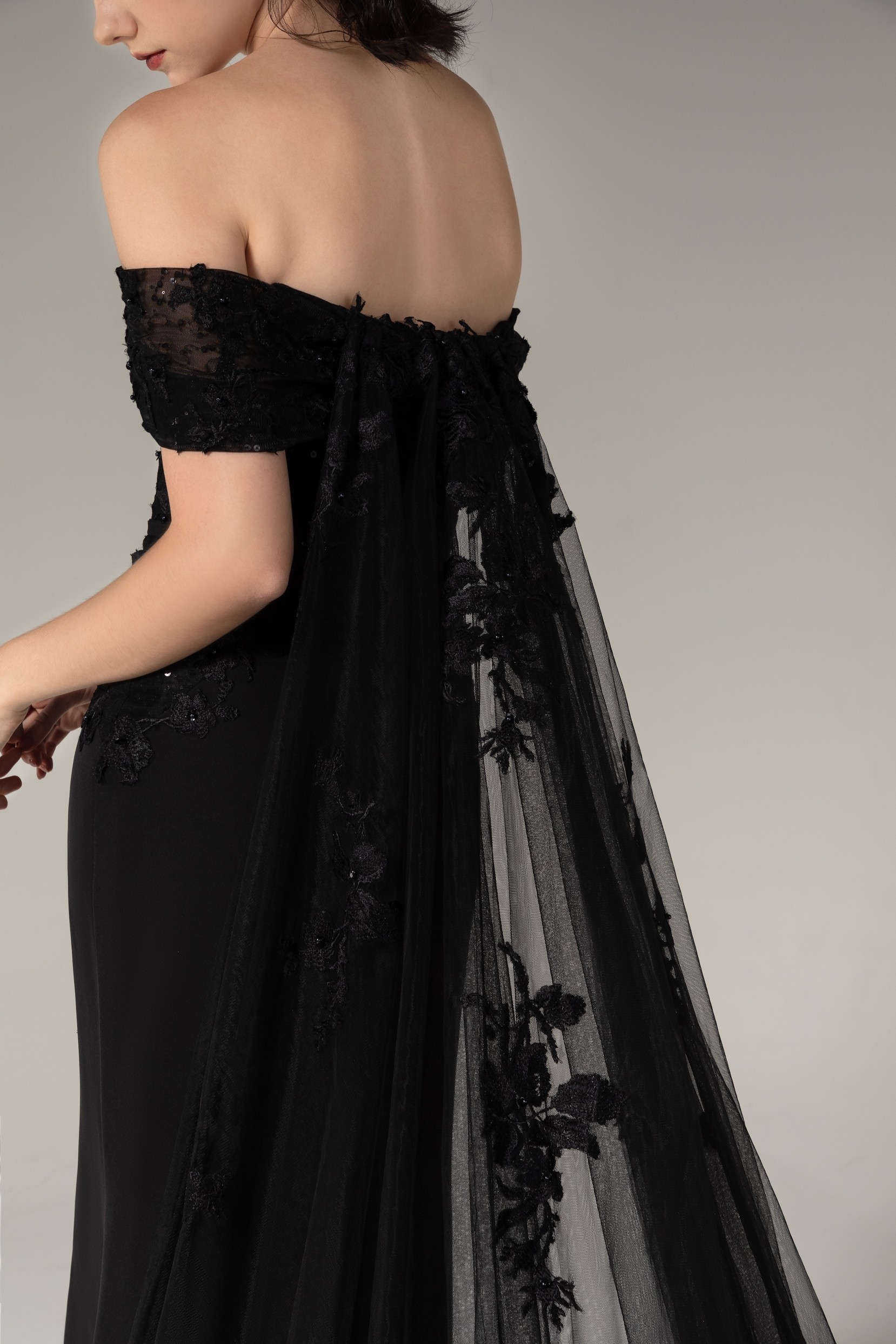 Trumpet-Mermaid Chapel Train Elastic Cloth Wedding Dress CW2492