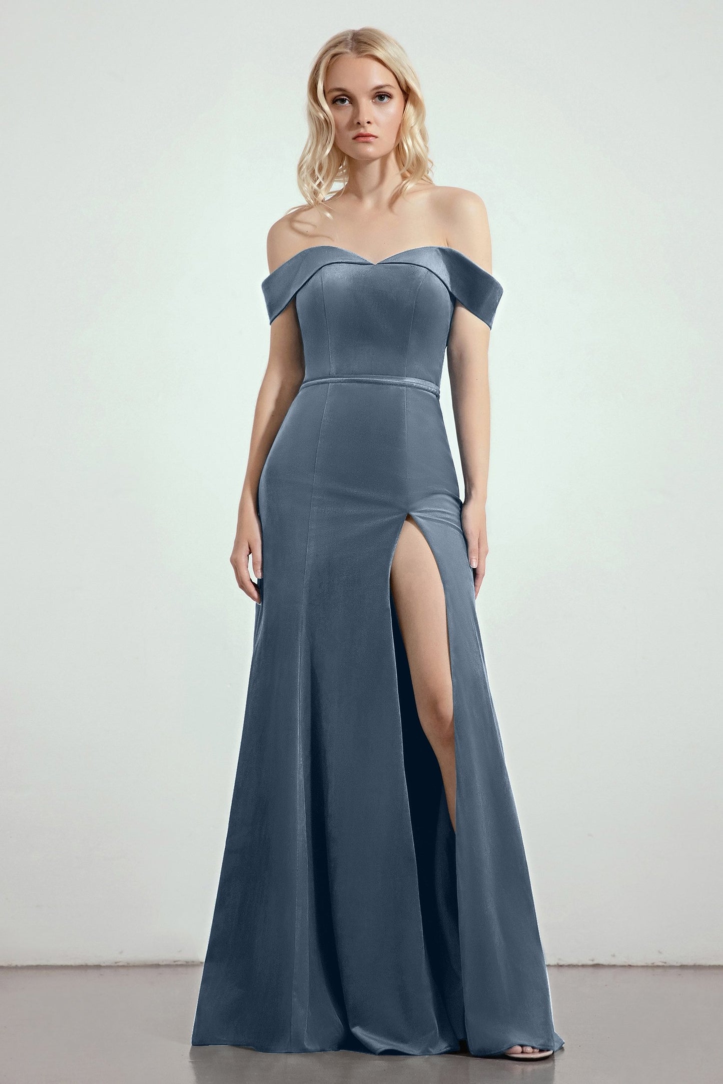 Trumpet-Mermaid Sweep-Brush Train Bridesmaid Dress Formal Dresses CB0271