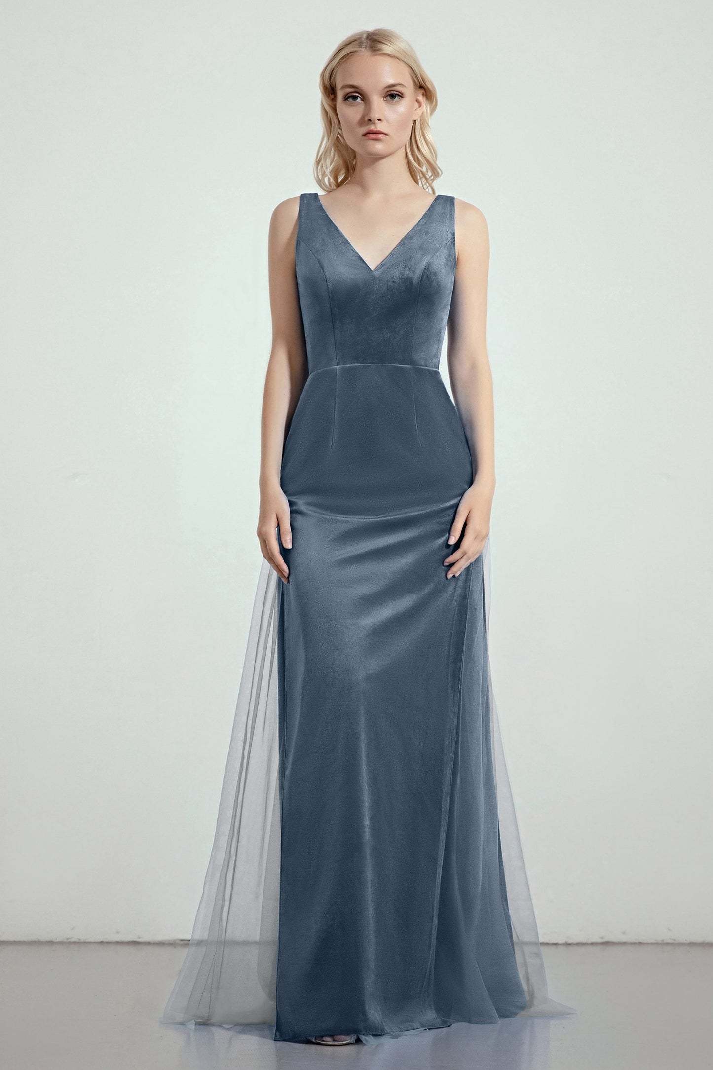 Sheath-Column Floor Length Bridesmaid Dress Formal Dresses CB0275