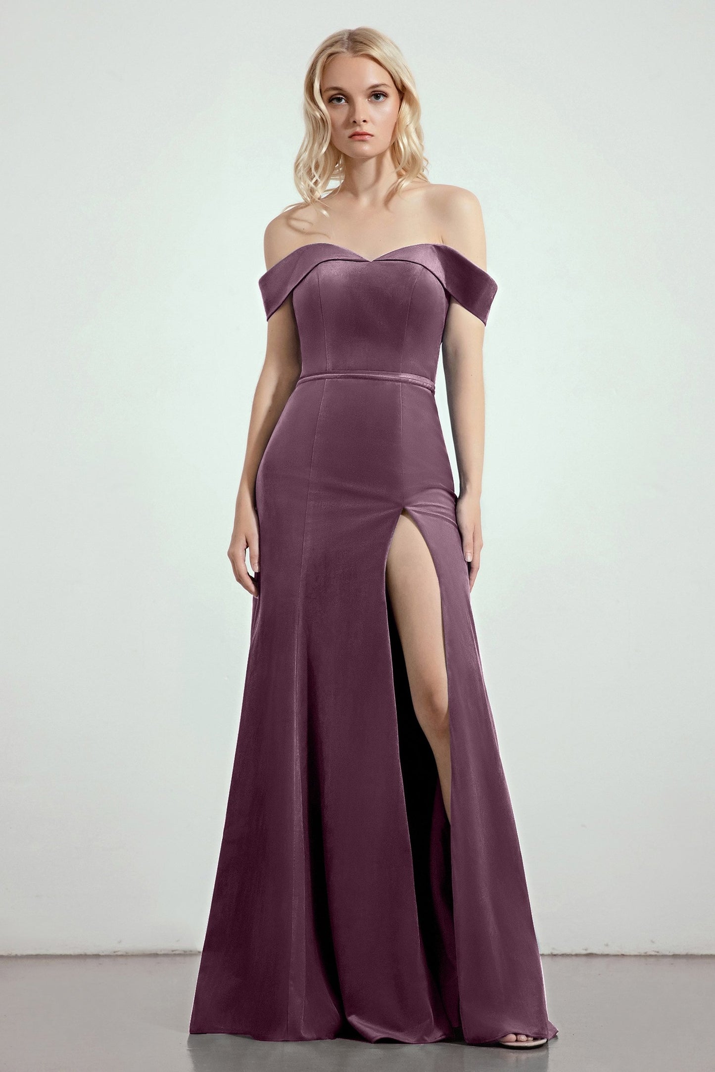 Trumpet-Mermaid Sweep-Brush Train Bridesmaid Dress Formal Dresses CB0271