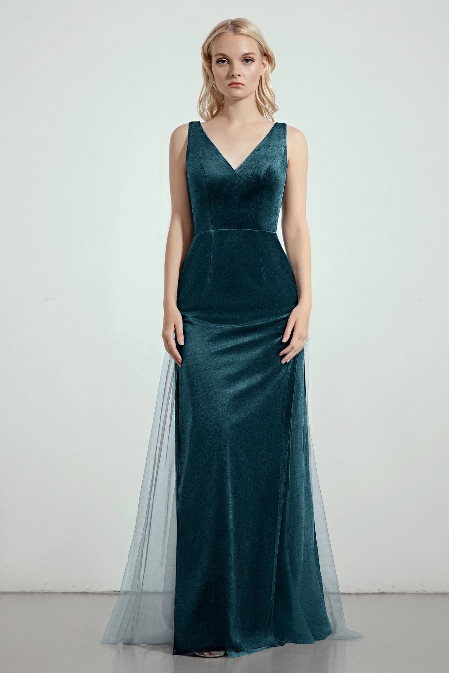 Sheath-Column Floor Length Bridesmaid Dress Formal Dresses CB0275