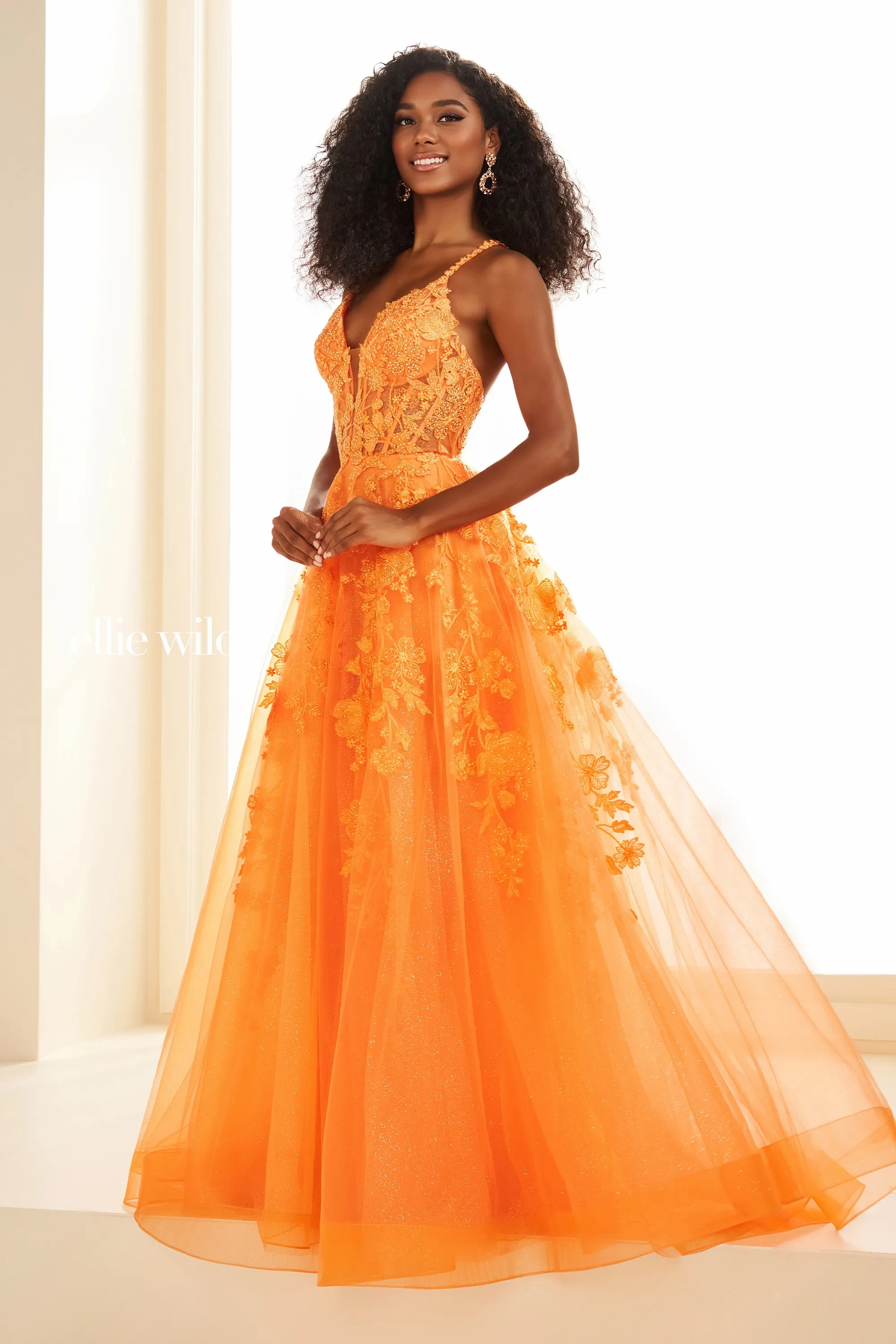 A-Line Sweetheart Sleeveless Lace Appliques Corset Bodice Prom Dress ﻿#EW36015
