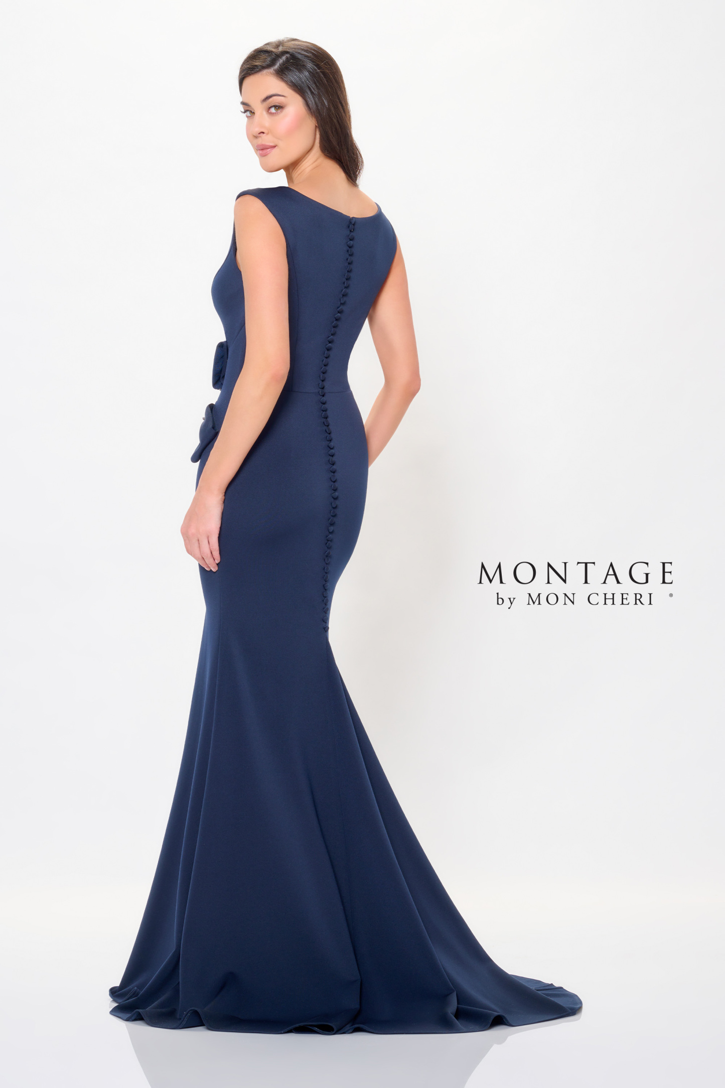 Elegance Fit and Flare Jewel Beading Mother of the Bride Dress #M903