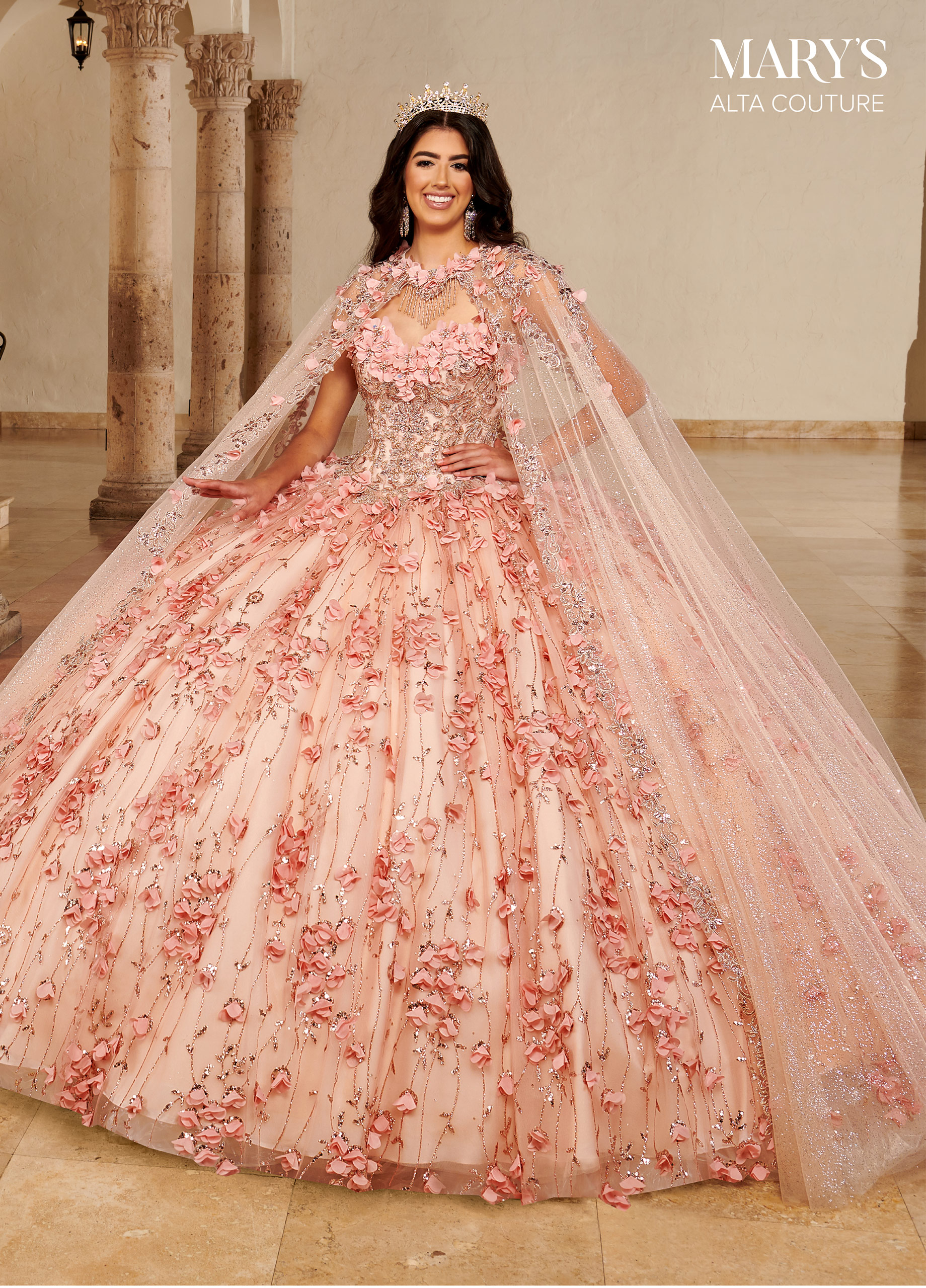 Strapless Sweetheart Sweep Train Glitter Tulle Quinceanera Ball Gown #MQ3075