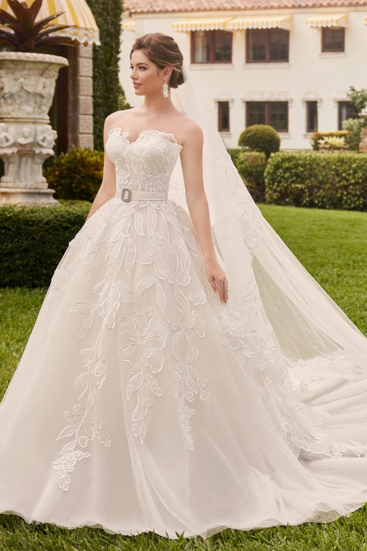 MARTIN THORNBURG MT3243 Ball Gown Sweetheart Strapless Organza Wedding