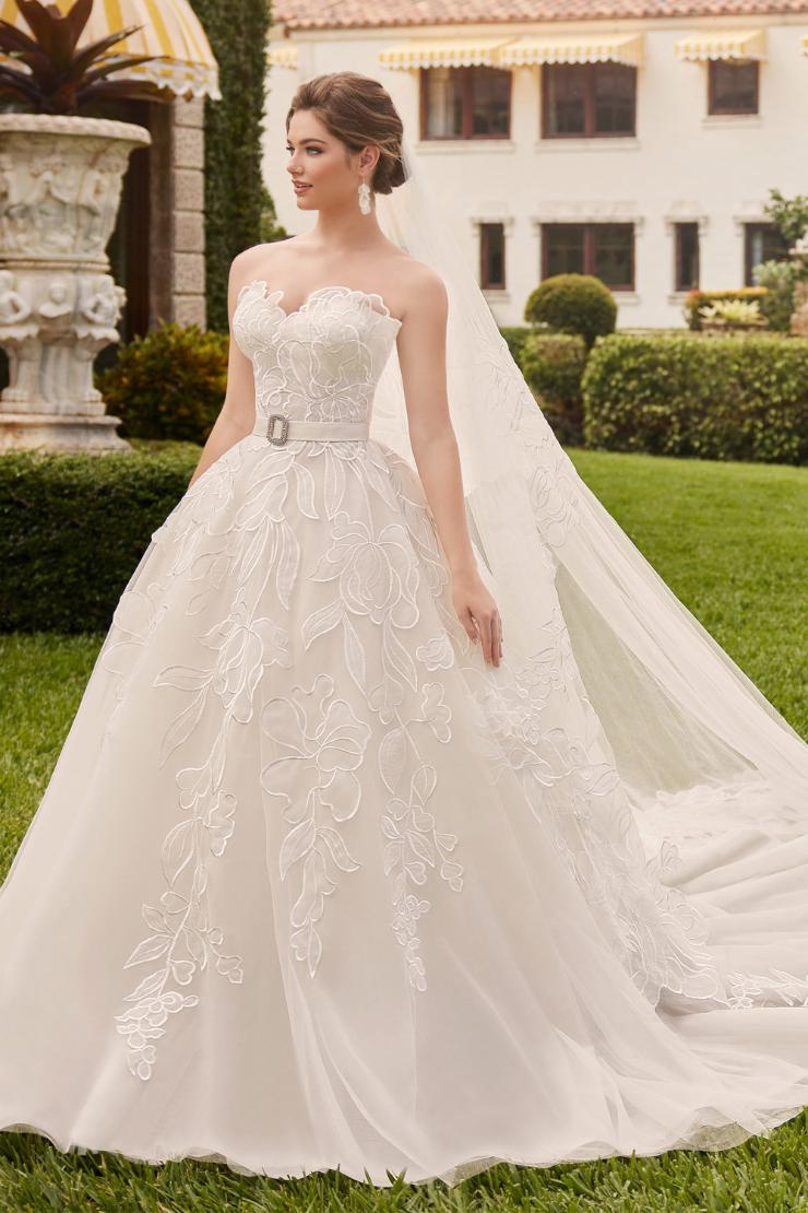 MARTIN THORNBURG MT3243 Ball Gown Sweetheart Strapless Organza Wedding