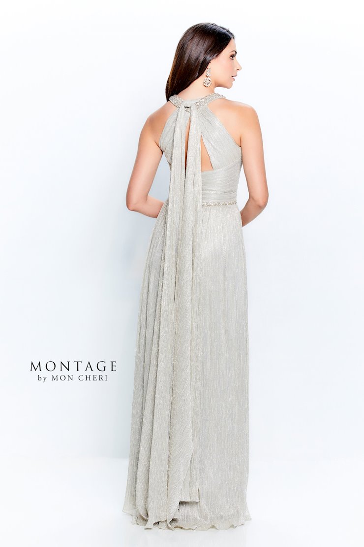 A-Line Halter Sleeveless Crinkle Novelty Stretch Mother Of The Bride Dress #120901