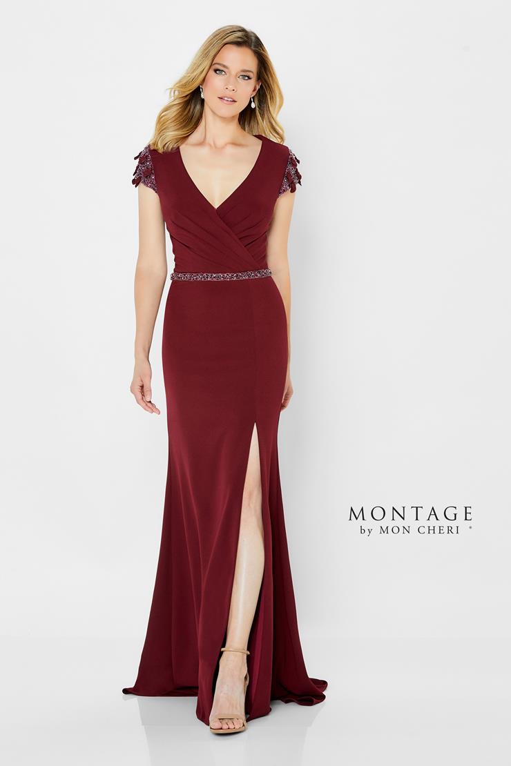 Stunning Fit and Flare V-Neck Stretch Crepe Mother Of The Bride Dress #122902