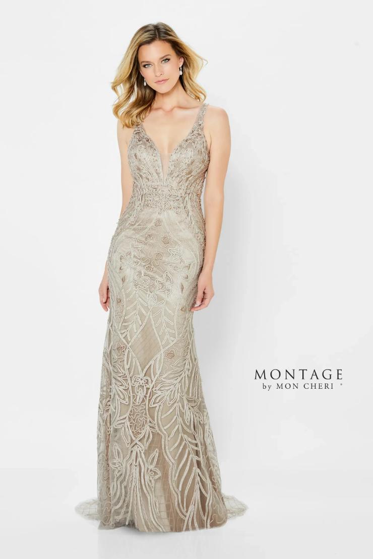 Sexy Fit and Flare V-Neck Embroidery Tulle Mother Of The Bride Dress #122904