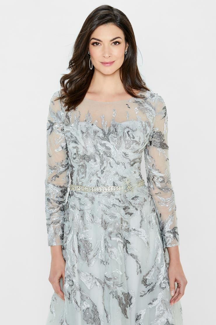  A-Line Bateau Embroidery Tulle Long Sleeve Mother Of The Bride Dress#122906