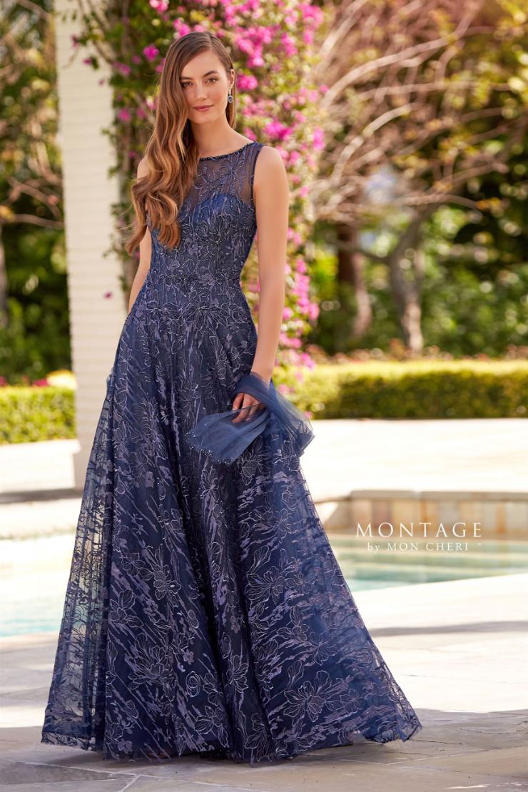 A-Line Sleeveless Embroidered Lace Sparkle Jersey Mother Of The Bride Dress #220935