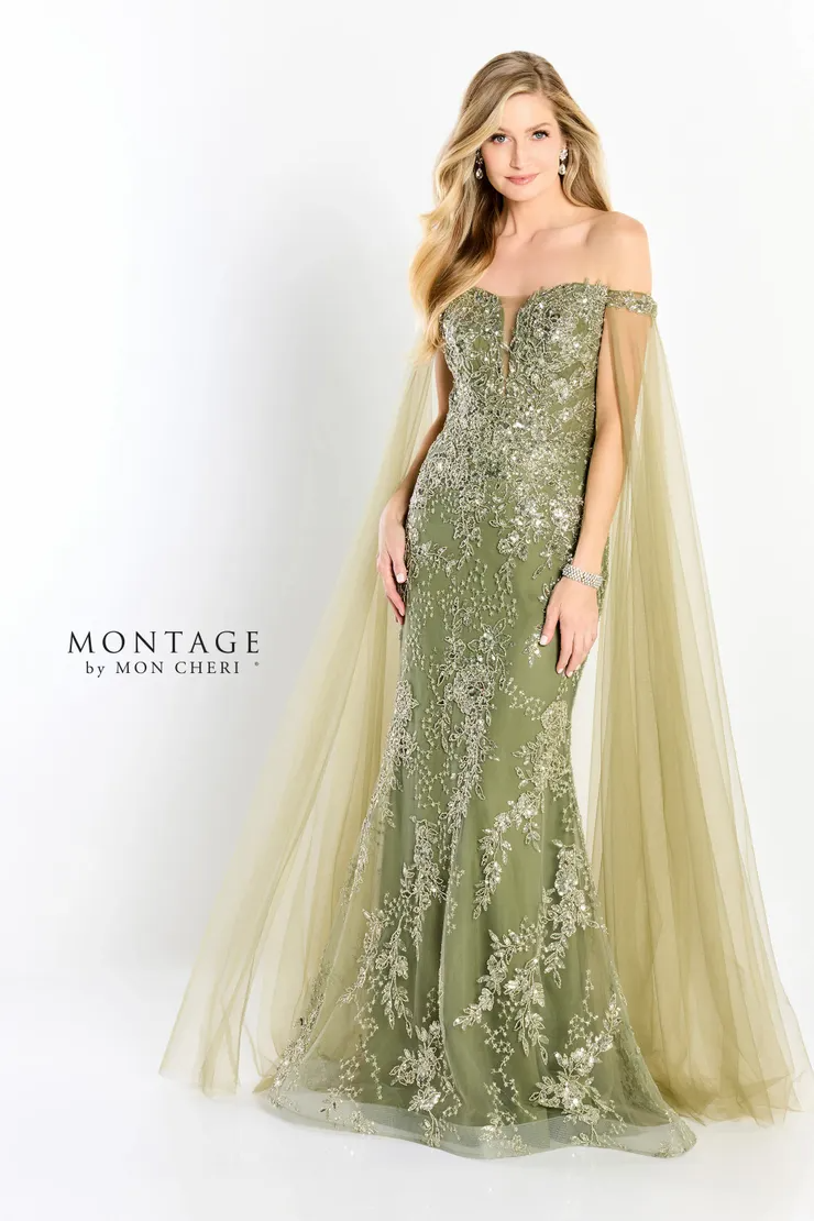 Breathtaking A-line V-Neck Beading Tulle Mother of the Bride Dress #M2204