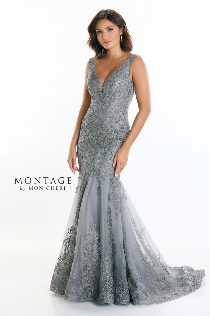 Breathtaking Mermaid V-Neck Embroidered Tulle Mother Of The Bride Dress #M2213