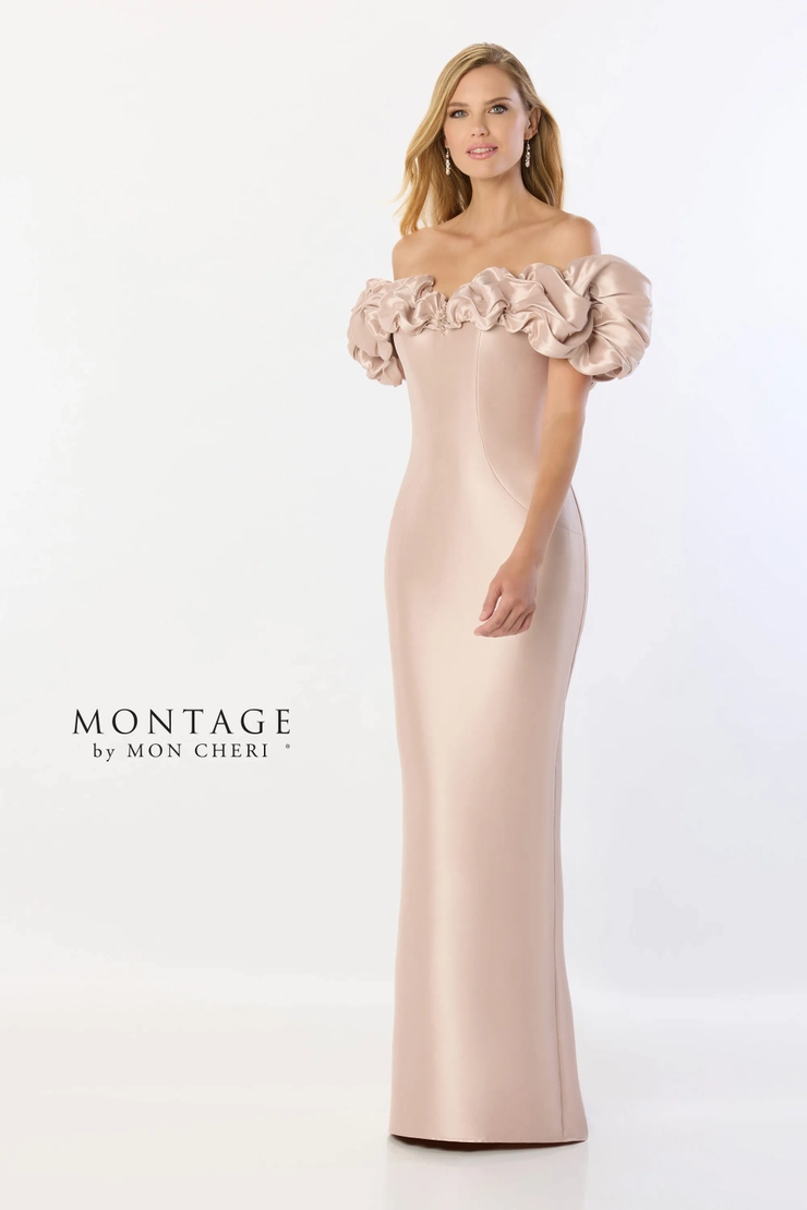 Mermaid Sweetheart Mikado Off-the-Shoulder Mother of the Bride Dress #M2233