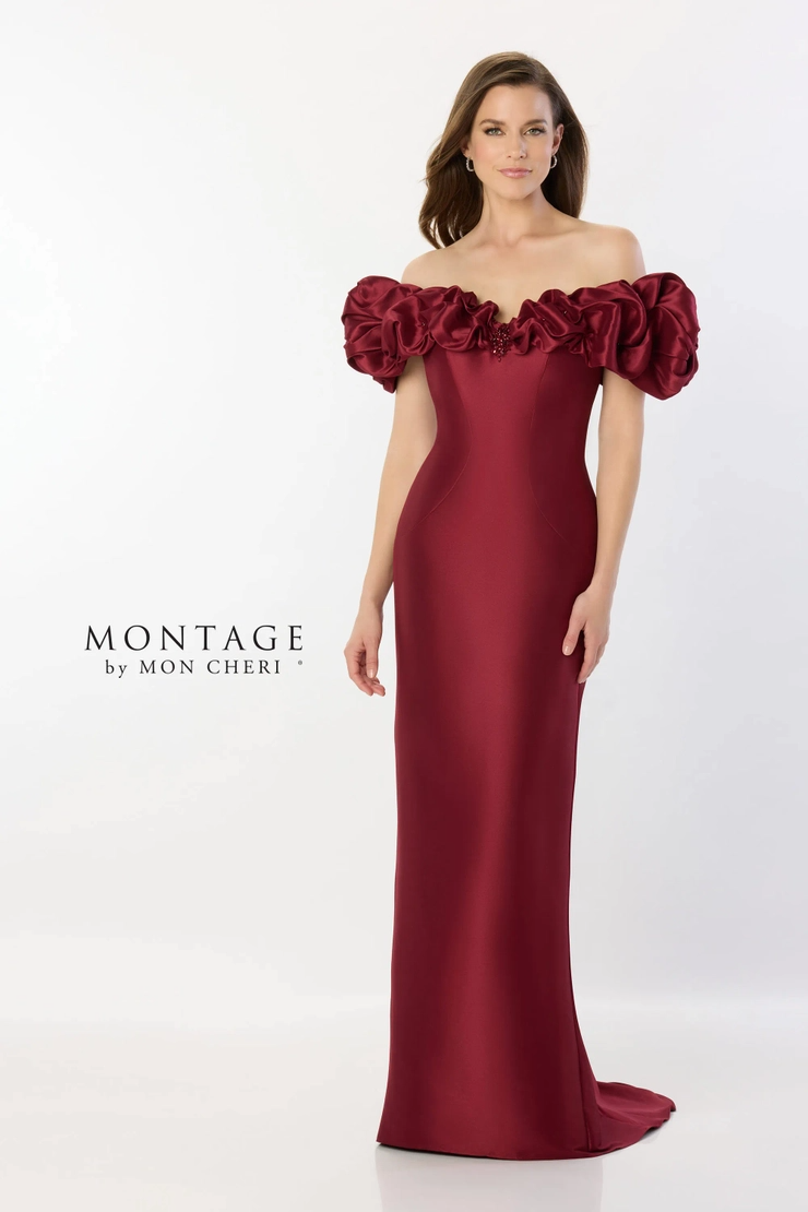 Mermaid Sweetheart Mikado Off-the-Shoulder Mother of the Bride Dress #M2233