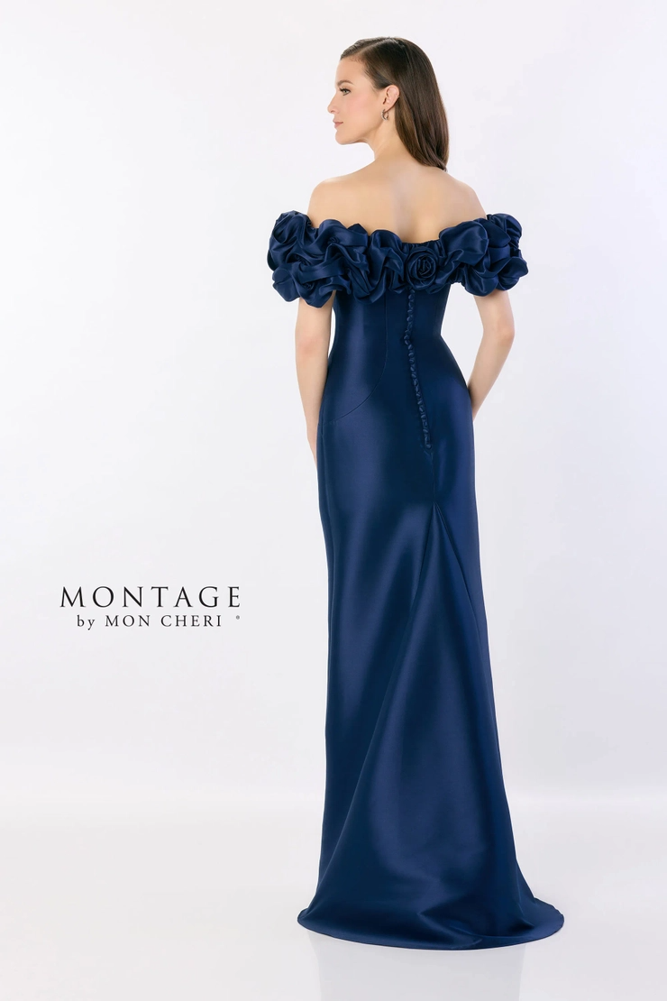 Mermaid Sweetheart Mikado Off-the-Shoulder Mother of the Bride Dress #M2233