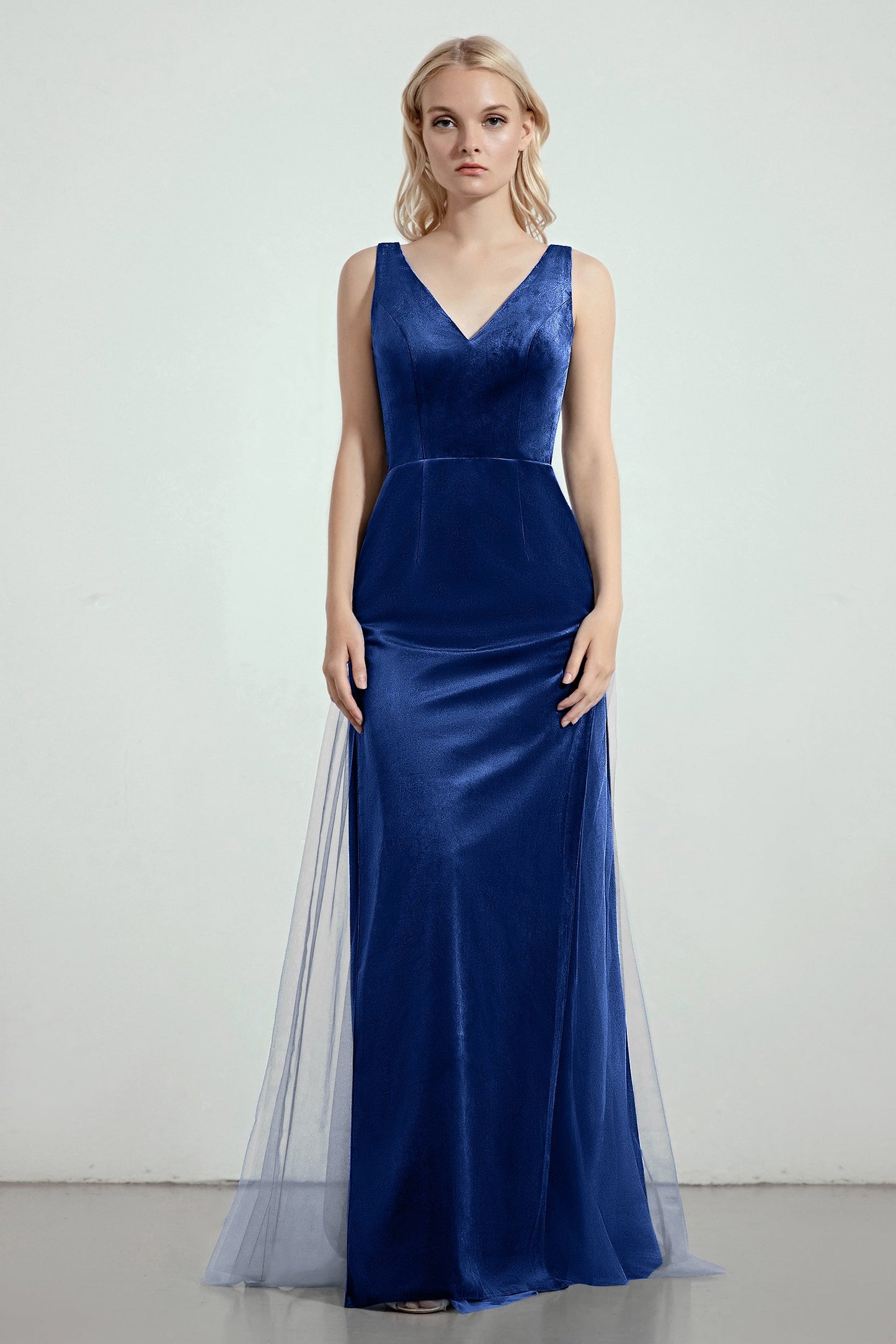 Sheath-Column Floor Length Bridesmaid Dress Formal Dresses CB0275