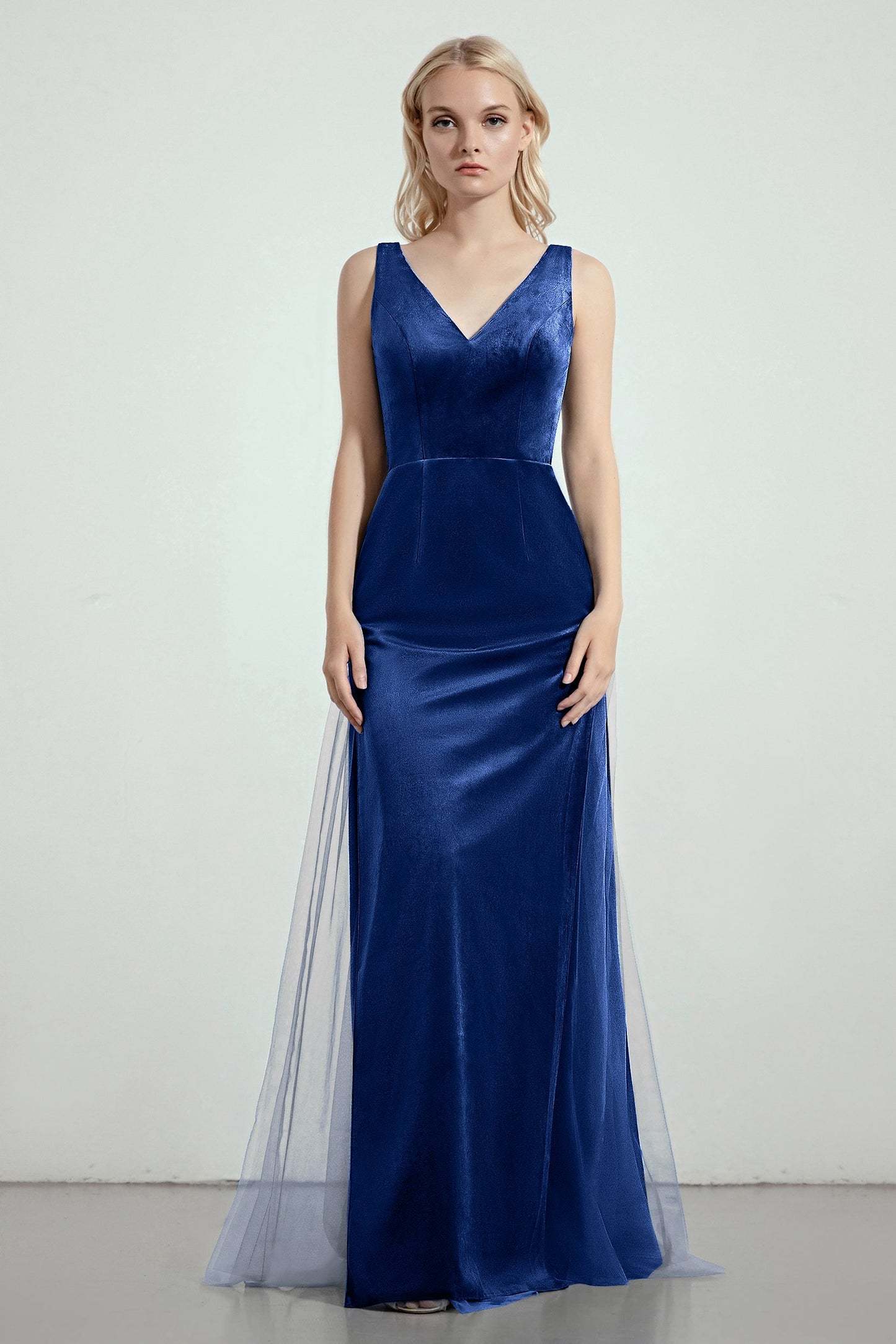 Sheath-Column Floor Length Bridesmaid Dress Formal Dresses CB0275