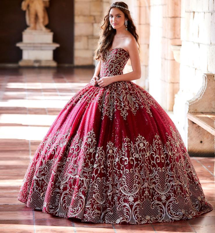 Strapless Sweetheart Sparkle Tulle Quinceanera Dress #PR11945