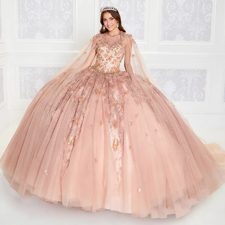 Breathtaking Floral Halter Cracked Lce Quinceanera Dress #PR12262