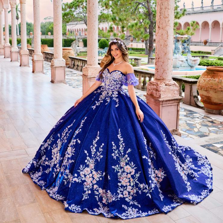 Stunning Sweetheart Embroidered Lace Glitter Quinceanera Dress #PR30134