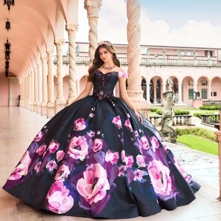 Flattering Sweetheart Beading Tulle Quinceanera Dress With 3D Flowers #PR30151