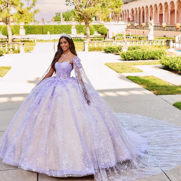 Exquisite Sweetheart Floral Appliques Cracked Ice Quinceanera Dress #PR30158