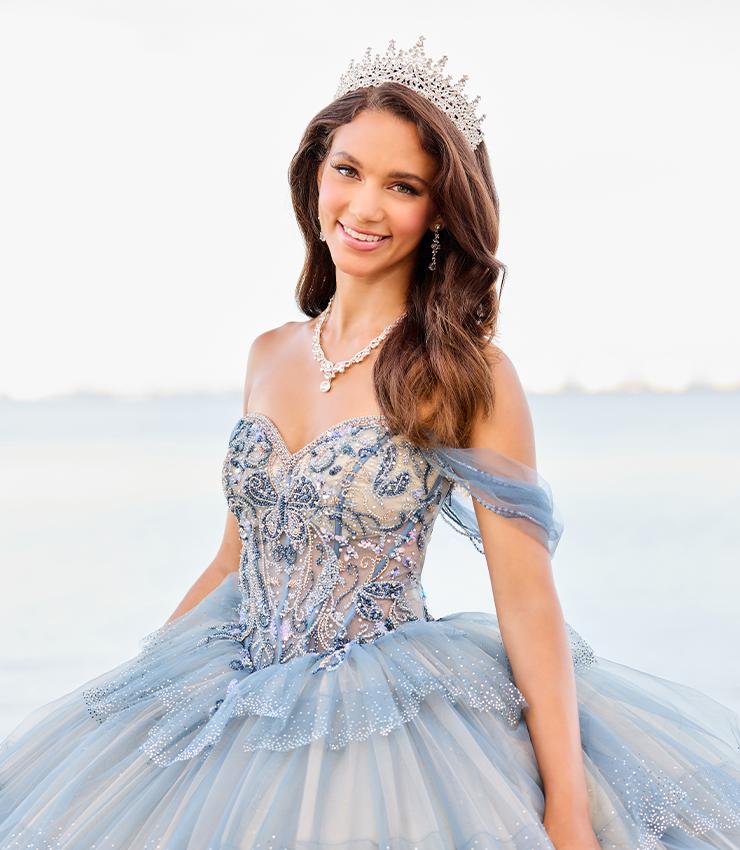 Breathtaking Sweetheart Beading Glitter Tulle Sequin Quinceanera Dress #PR30160