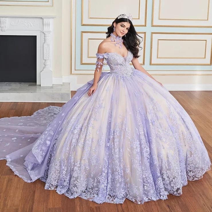Stardust Glow in the Dark Quinceanera Dress #PR30172