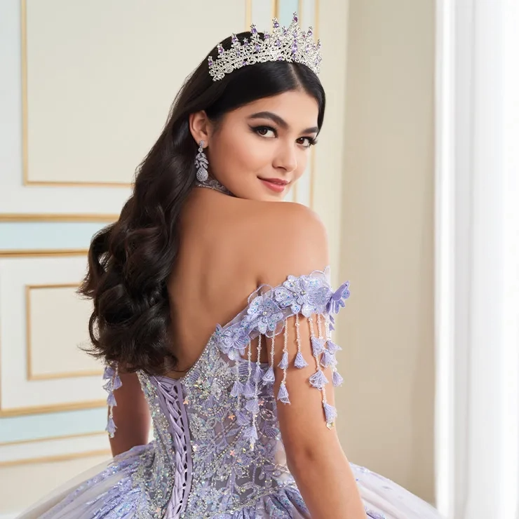 Stardust Glow in the Dark Quinceanera Dress #PR30172