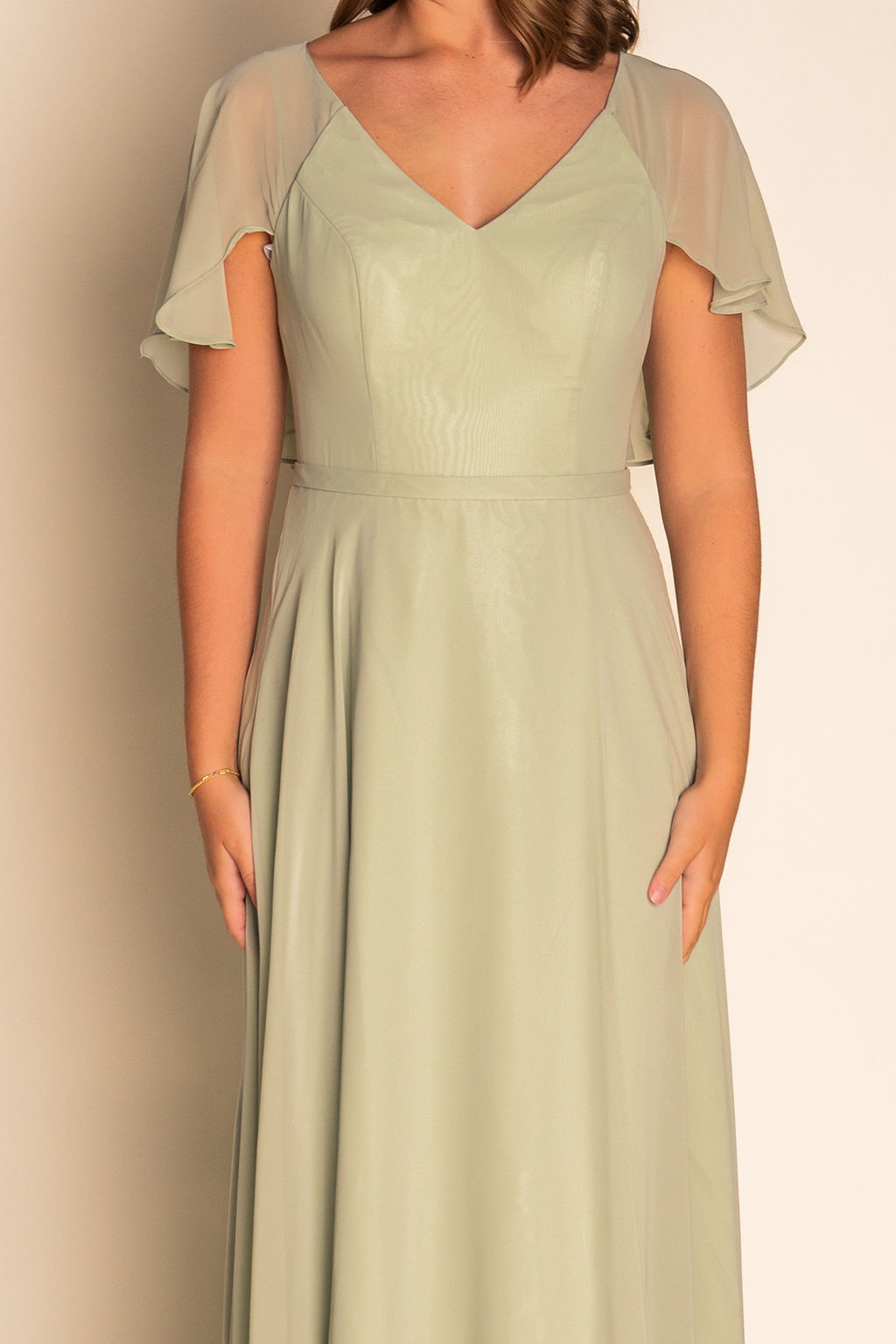 [Copy]Modern A-Line Slit Bridesmaid Dress RJBM058
