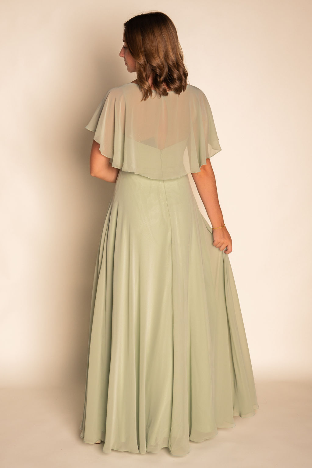 [Copy]Modern A-Line Slit Bridesmaid Dress RJBM058