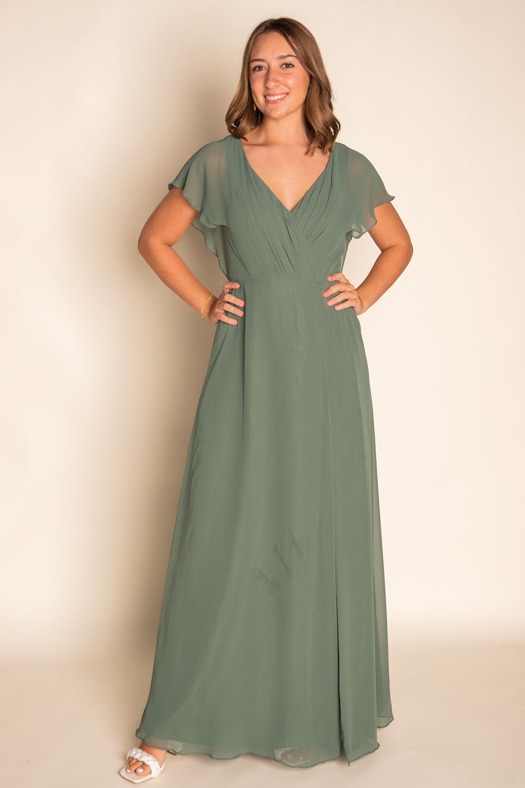Flowy Chiffon Dress RJBM067