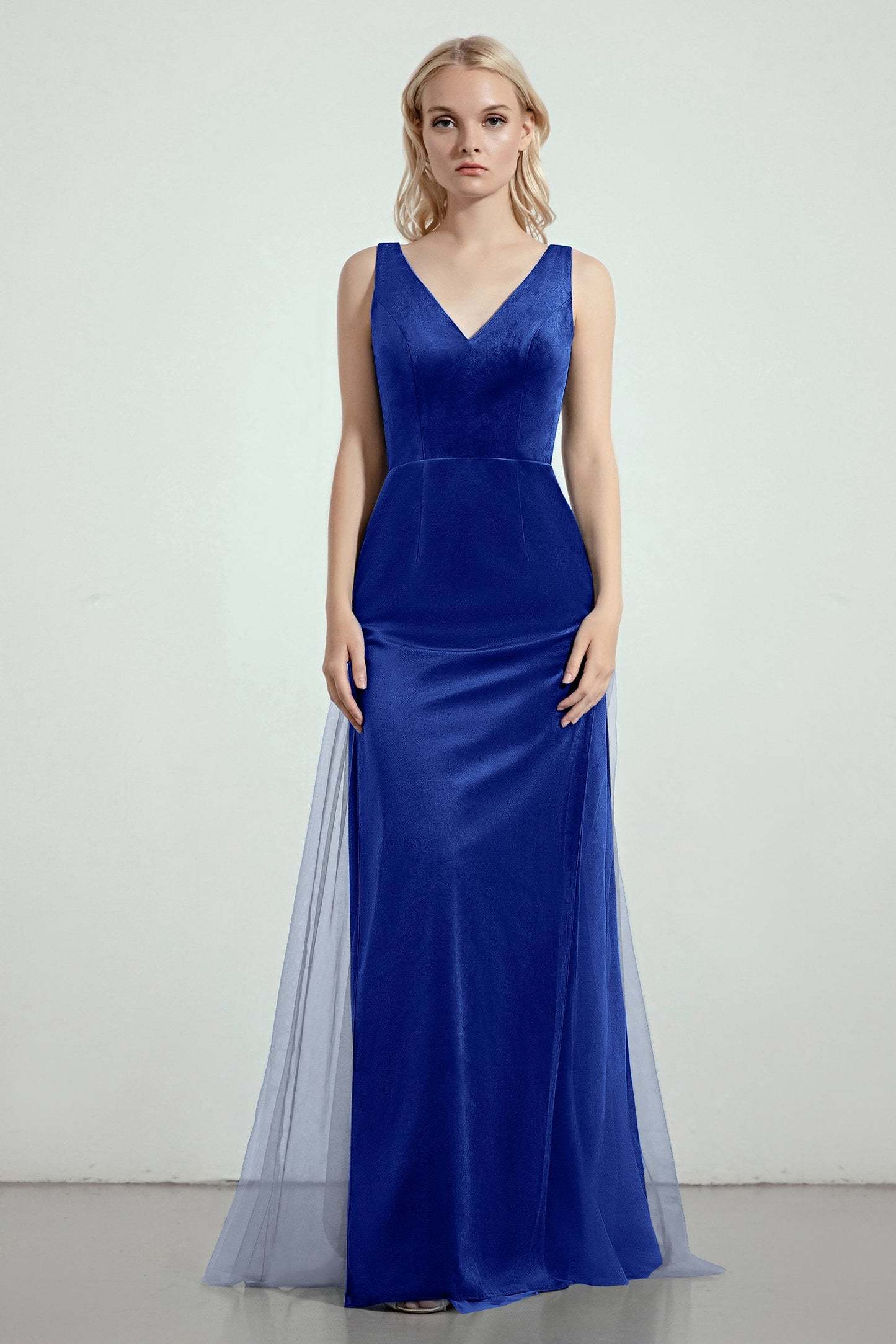 Sheath-Column Floor Length Bridesmaid Dress Formal Dresses CB0275