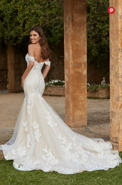 Sexy Off The Shoulder Mermaid Wedding Dress AMAYA | STYLE Y12245