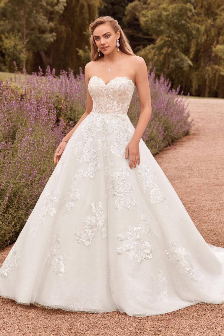 Strapless Sparkly Princess Wedding Dress #Y22188