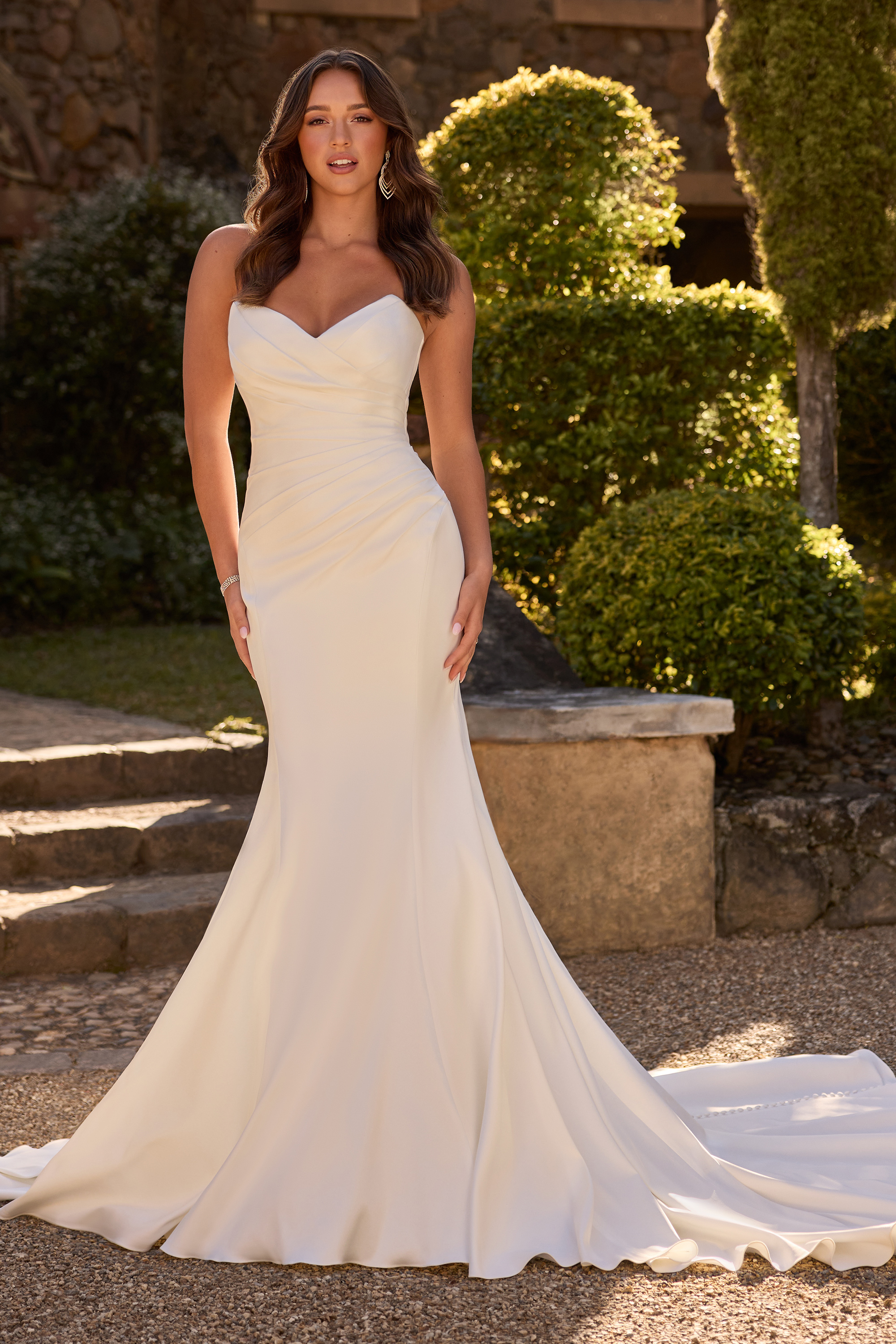 Mesmerizing Wedding Dress with Corset Back Nancy | Style Y3142