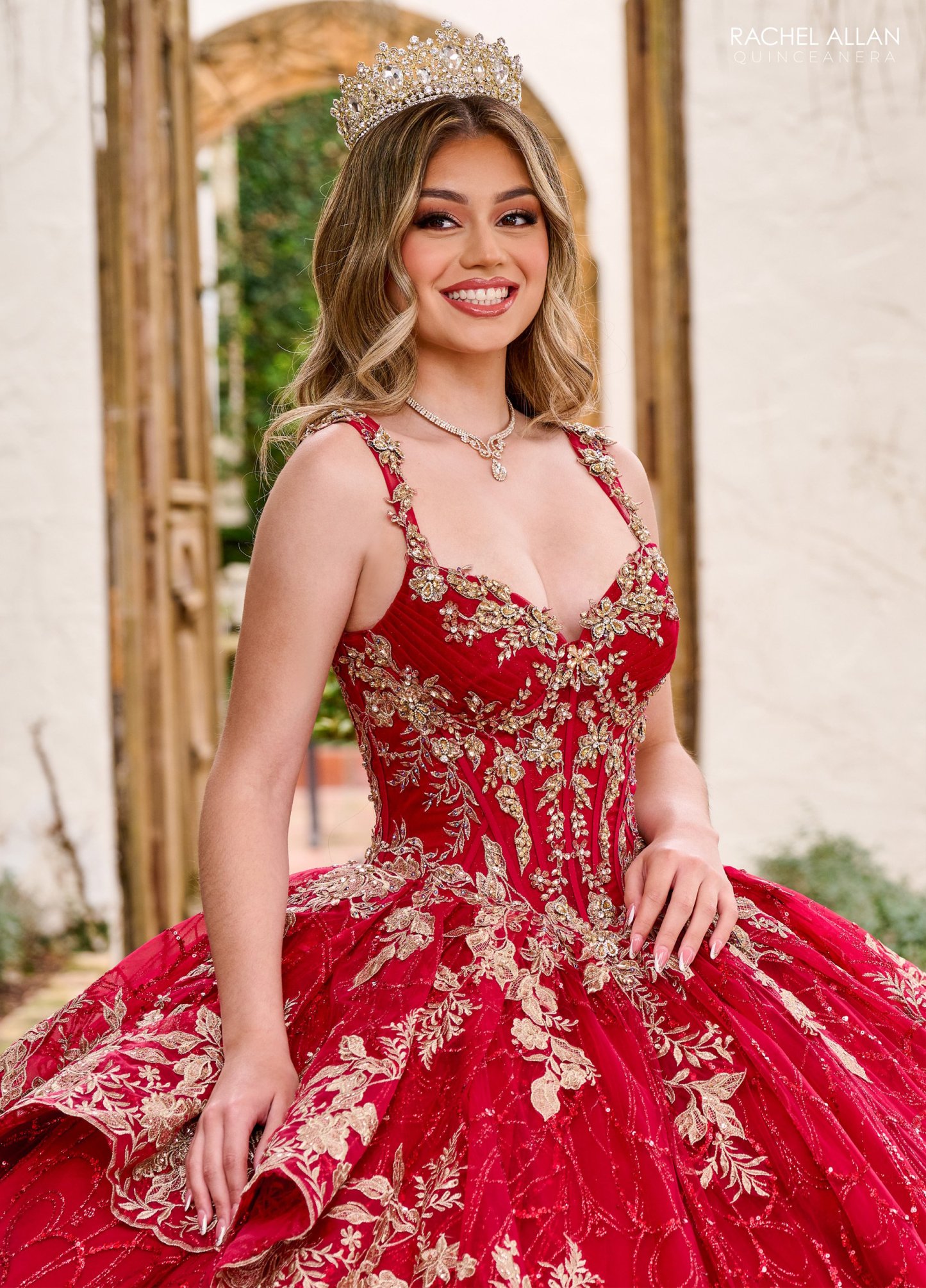 Unique Glitter Tulle Applique Beading Quinceanera Ball Gown #RQ3140