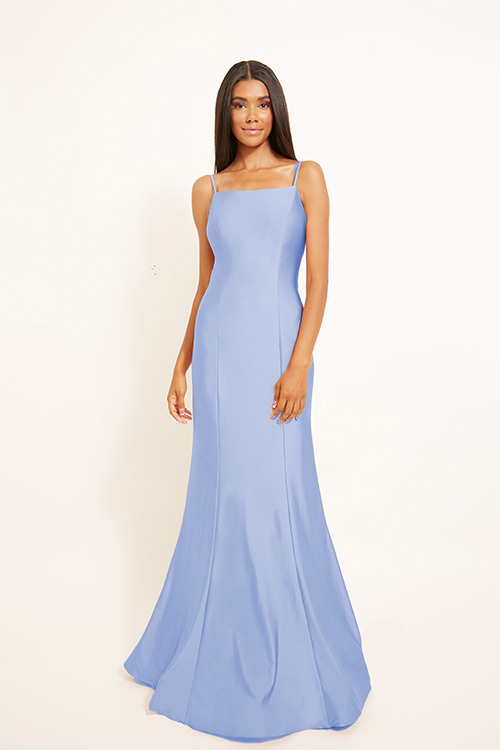 BARI JAY STYLE 2303 Mermaid Square Lux Stretch Bridesmaid Dress
