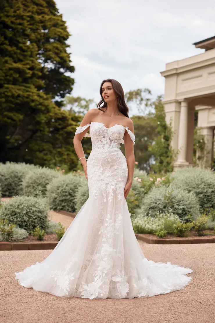 Sexy Mermaid Wedding Dress With Modern Sweetheart Neckline # ST622