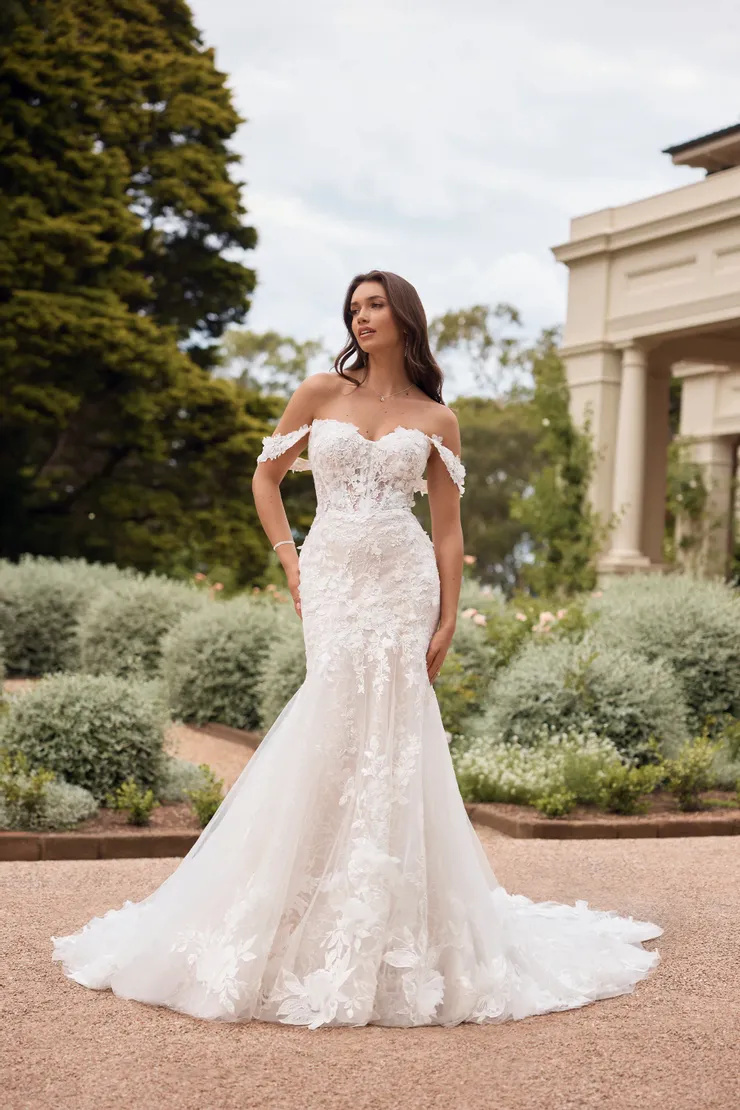 Sexy Mermaid Wedding Dress With Modern Sweetheart Neckline # ST622