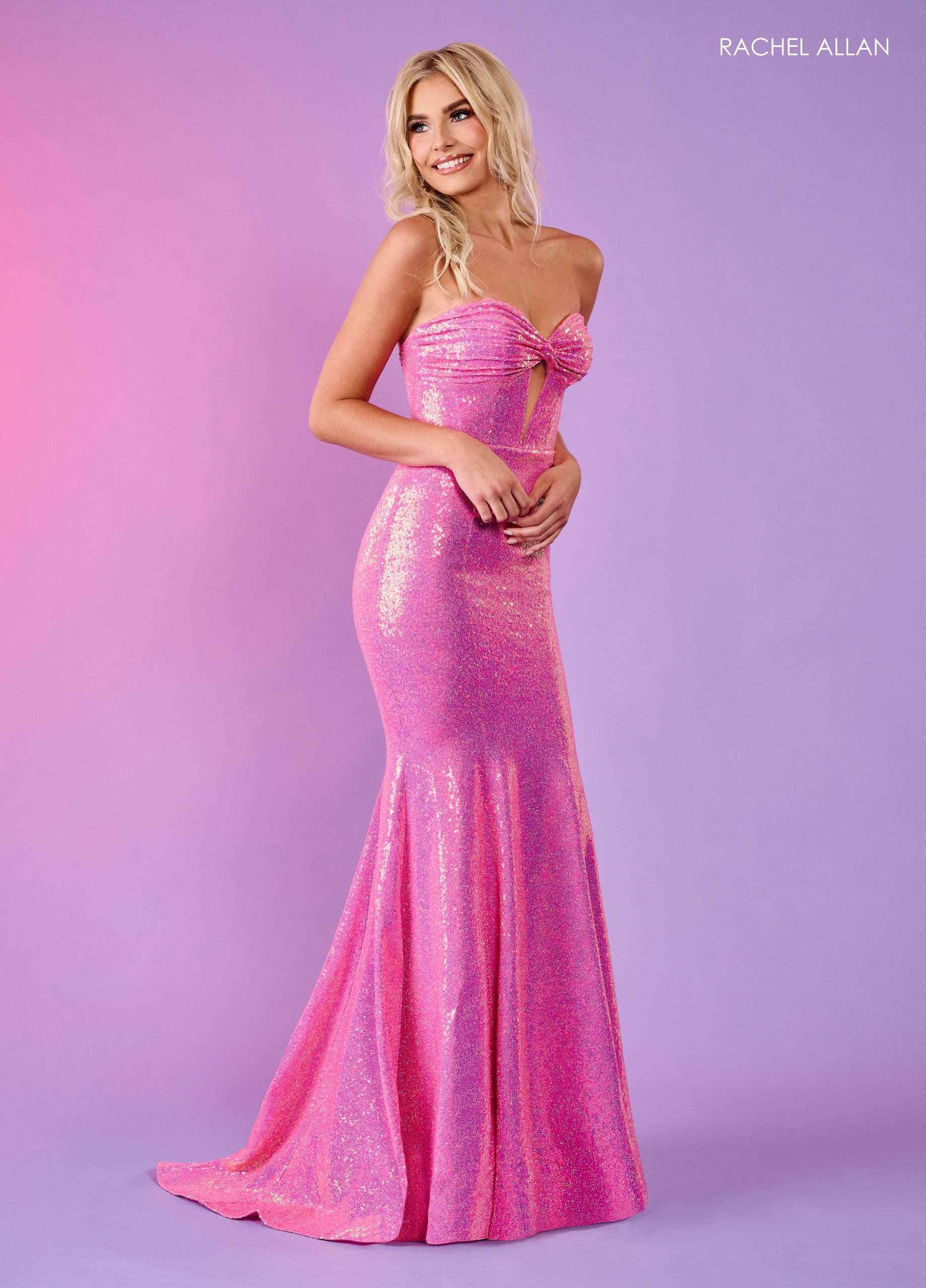 Classic Strapless Sweetheart Sequin Prom Dress 70547
