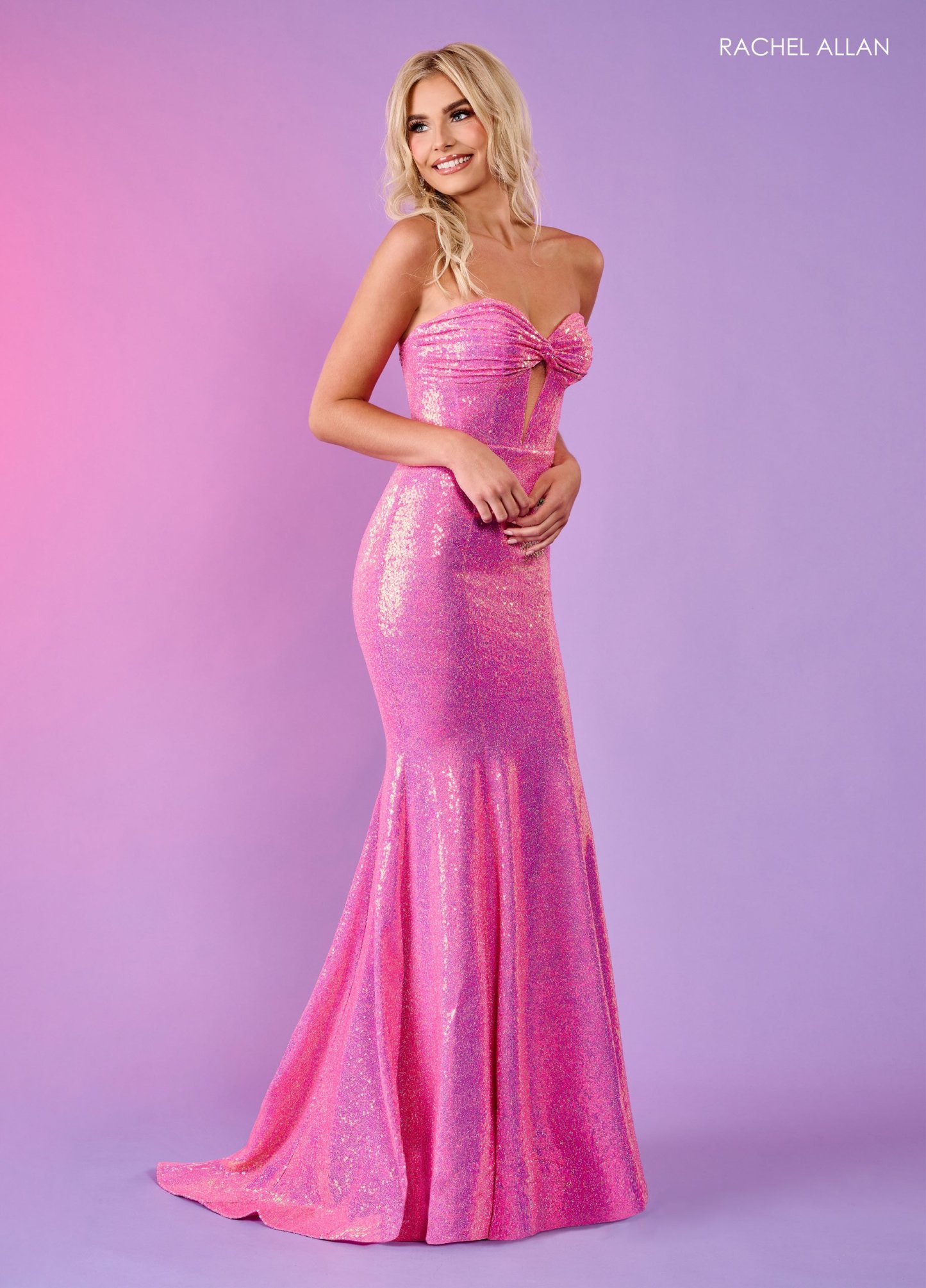 Classic Strapless Sweetheart Sequin Prom Dress 70547
