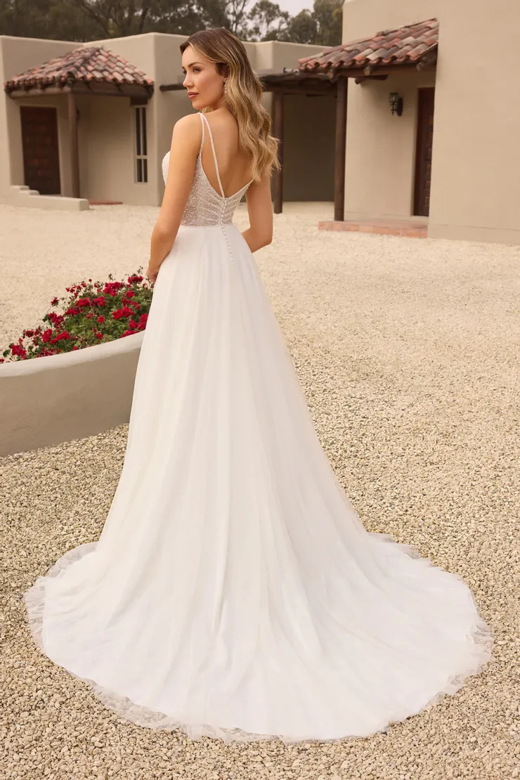 Elegant A-Line Gown With Beading # Y3141