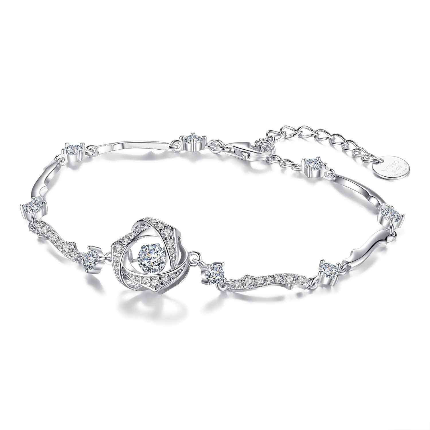 Ferris wheel original S925 sterling silver beating heart necklace women light luxury niche versatile clavicle chain love