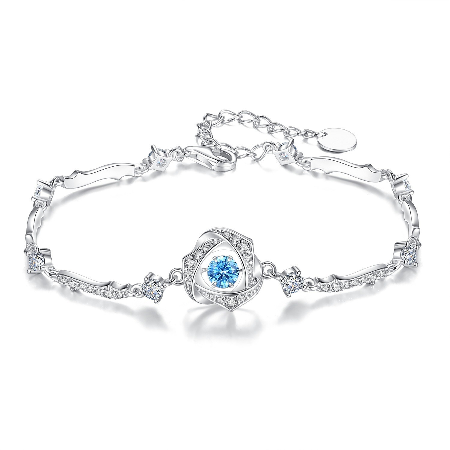 Ferris wheel original S925 sterling silver beating heart necklace women light luxury niche versatile clavicle chain love