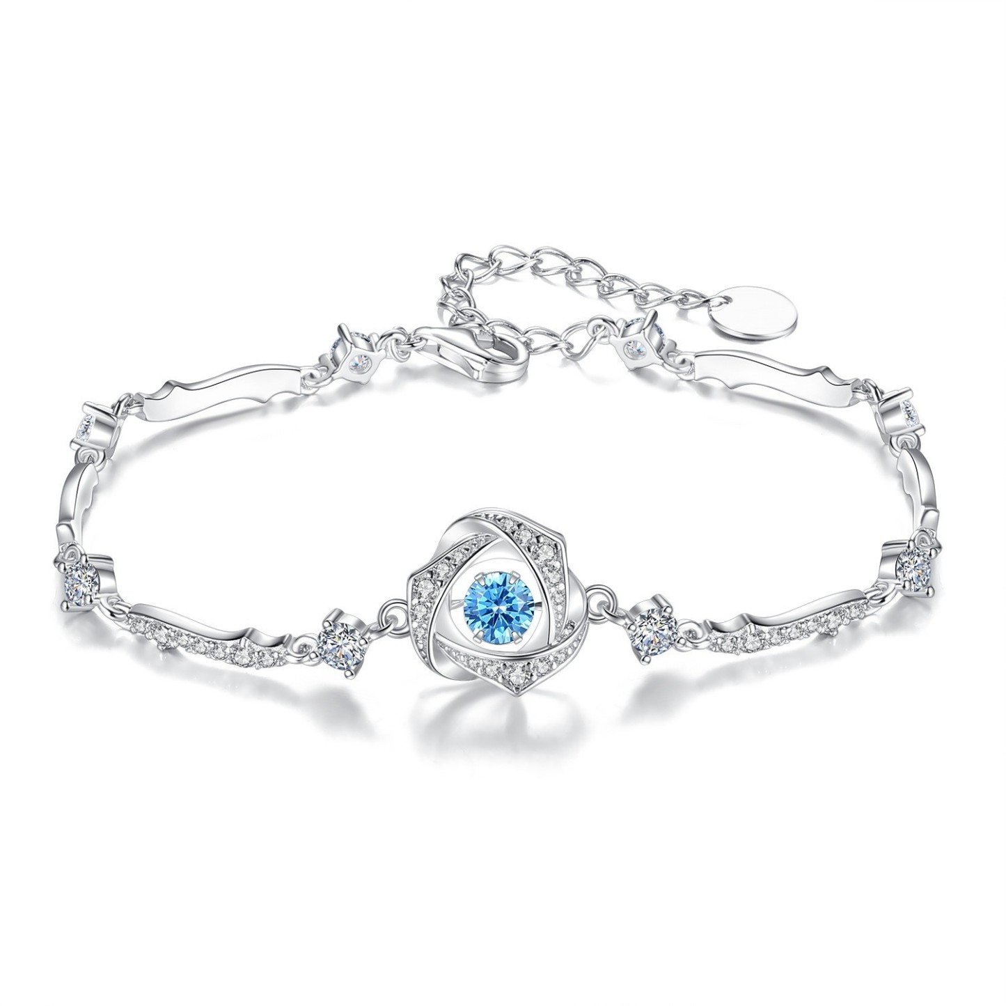 Ferris wheel original S925 sterling silver beating heart necklace women light luxury niche versatile clavicle chain love