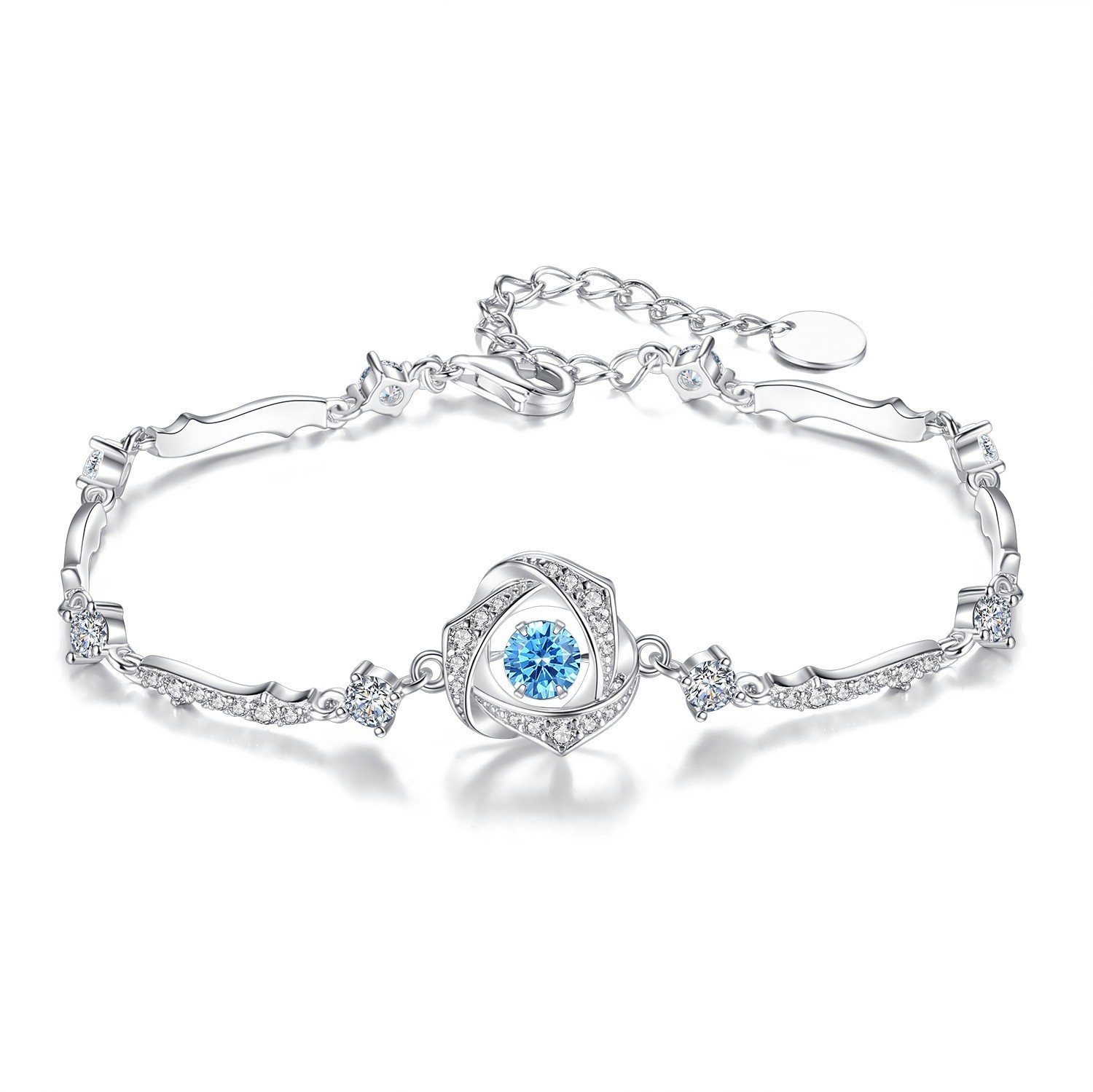 Ferris wheel original S925 sterling silver beating heart necklace women light luxury niche versatile clavicle chain love